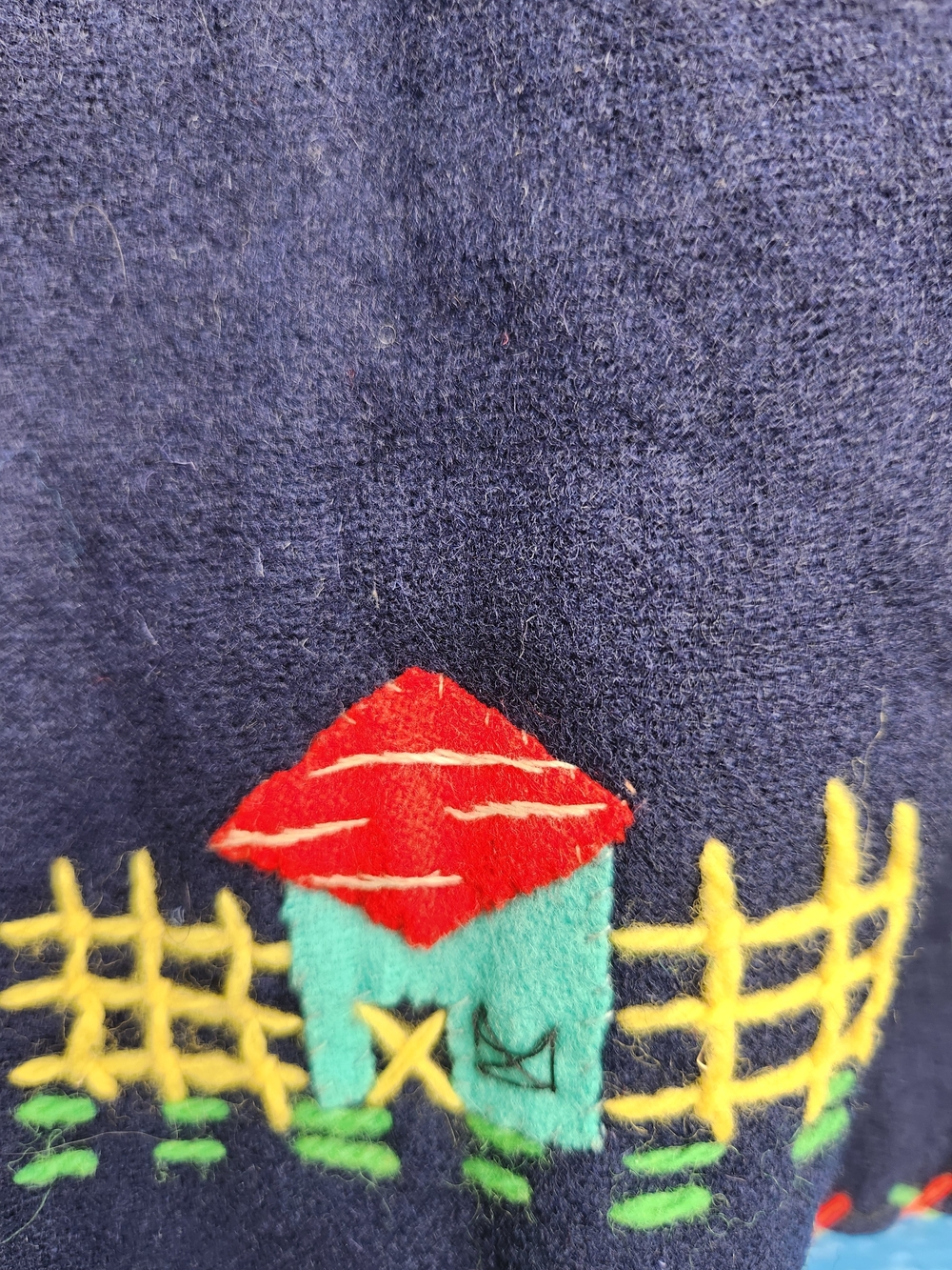 Rare Embroidered Kids Blazer with Colorful Folk Motifs - Picture 6 of 10